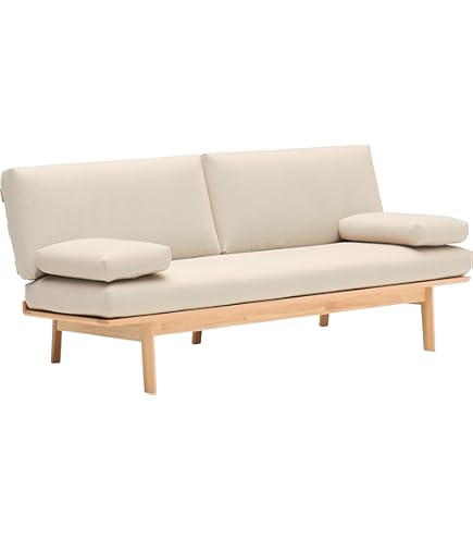 Amazon｜カリモク家具 ZU34モデル 本革張 2人掛椅子（大） 【ZU3412HB